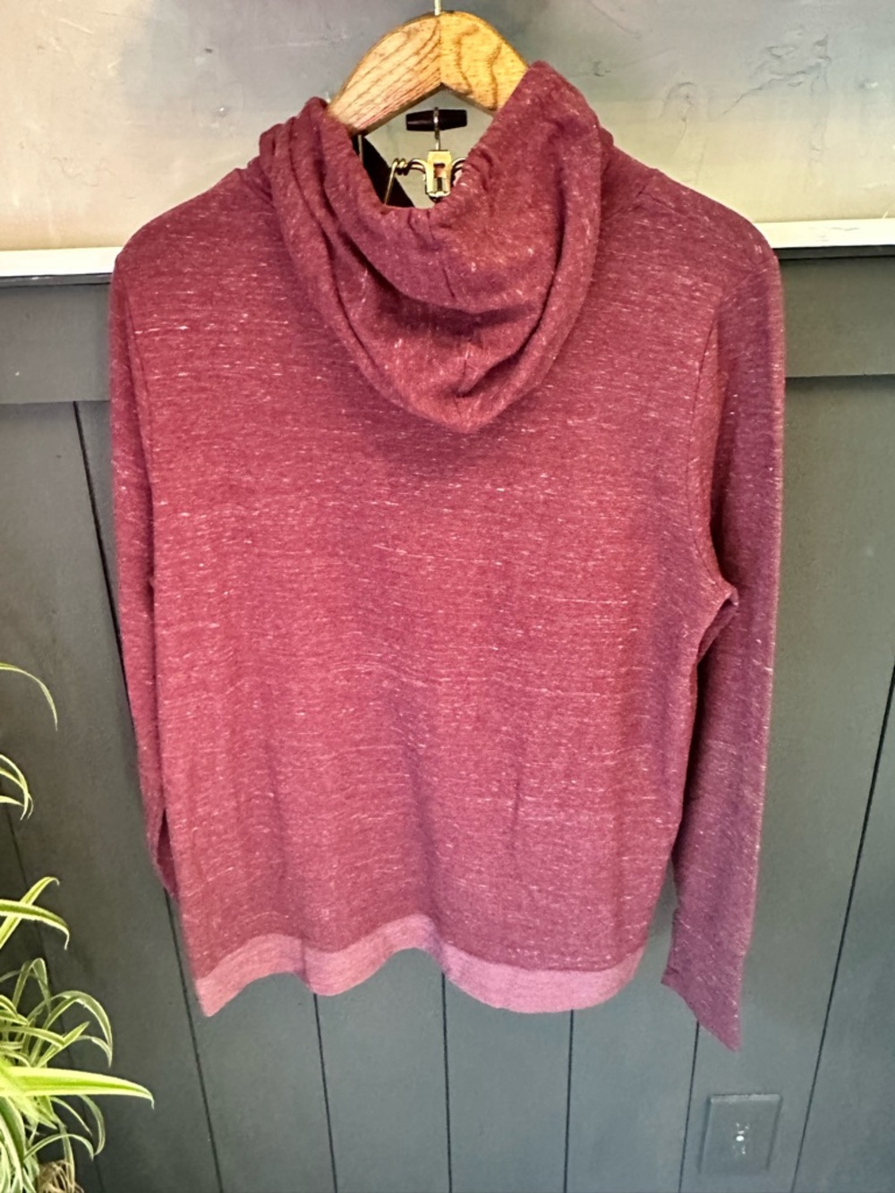Athletic‎ Works Maroon Hoodie Size XL Cozy Pullover Sweatshirt Athleisure - Picture 2 of 12